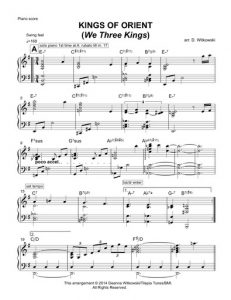 Sheet music is available for Deanna’s arrangement