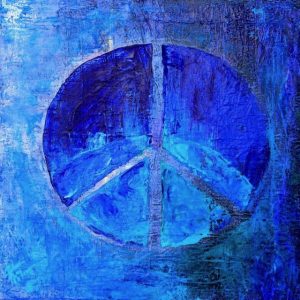 “World Peace” painting by Juliana DeFrance