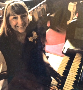 at the organ