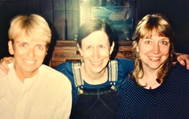 with Cynthia Powell (left) and Meredith Monk (middle), 1998